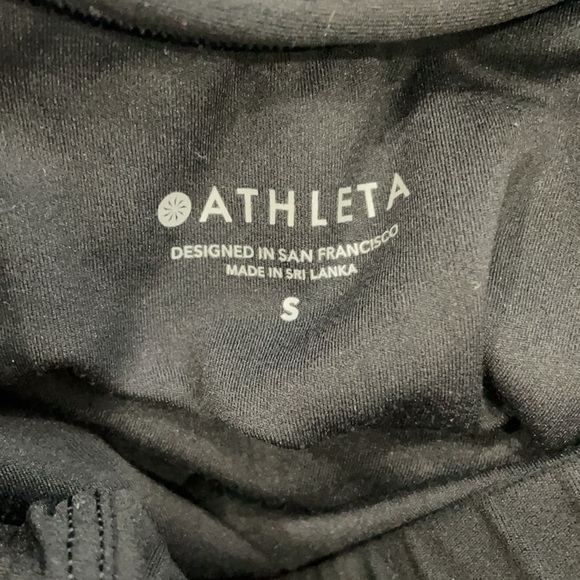 Athleta Black Vinyasa Support Tank Top Size Small - Picture 11 of 12